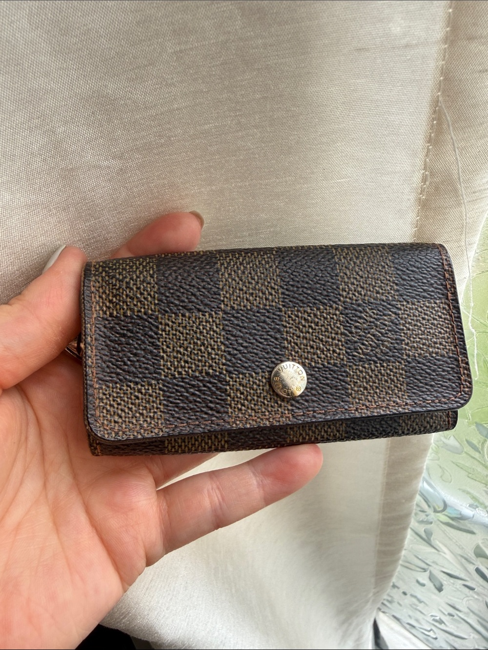 Louis Vuitton Damier Ebene Multicles 4 Key Holder
